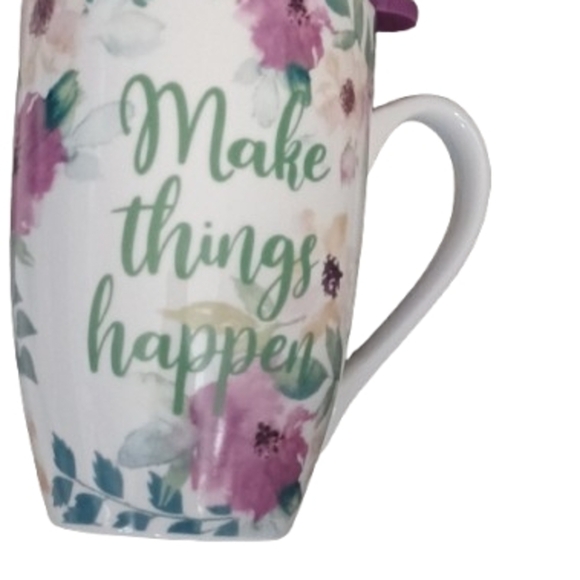 Floral Coffee Mug and Bank Decor Set - Picture 2 of 7